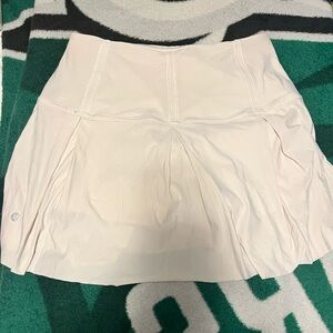 lululemon athletic white skirt used lightly